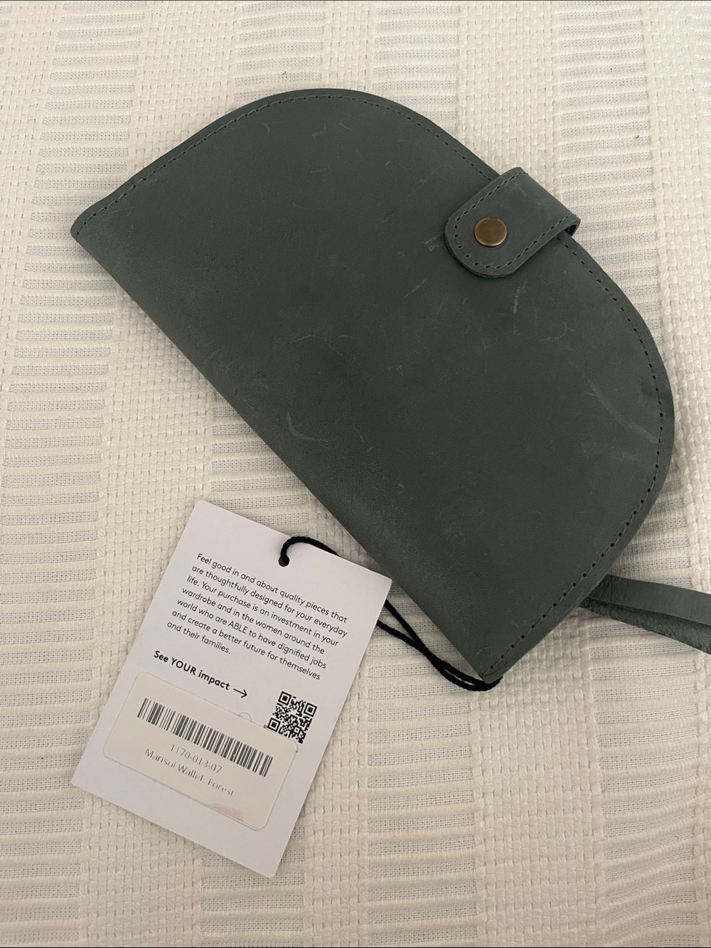 ABLE Marisol wallet in Forest Green